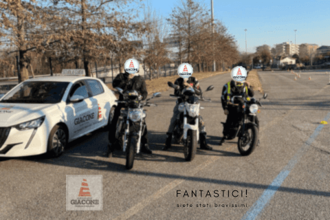 patente A esame con la autoscuola giacone